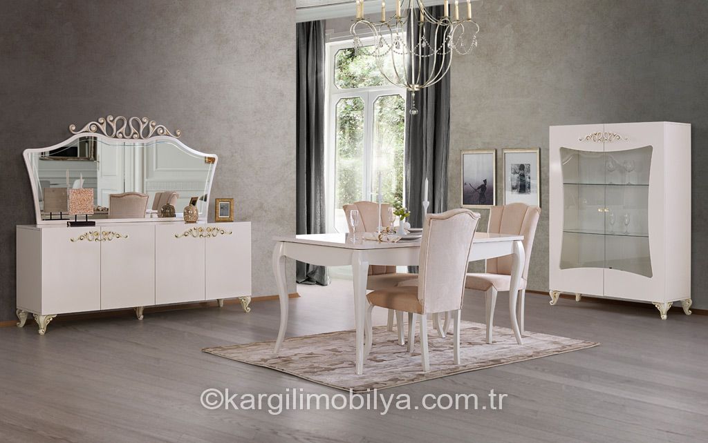 Florya Yemek Odası Takımı, Kargılı Mobilya Modelleri ve Fiyatları
