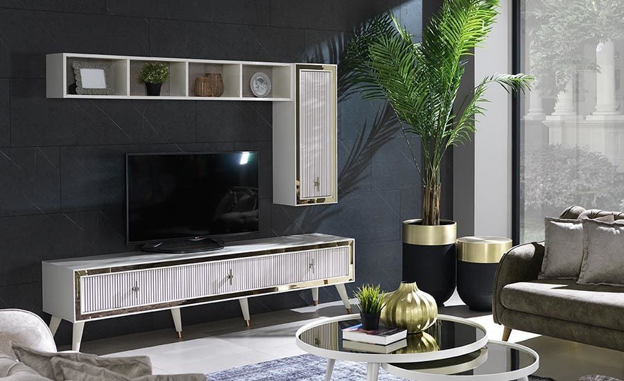 Yaşam Alanında Tv Ünitesiz Asla