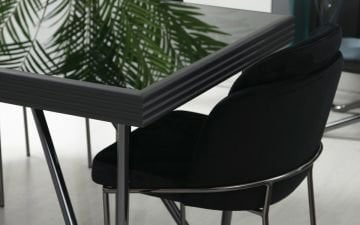 Monera Yemek Odası Takımı (Antrasit)