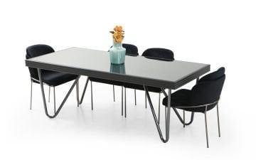 Monera Yemek Odası Takımı (Antrasit)