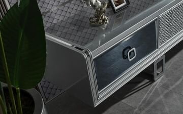 Clive TV Ünitesi (Krom)