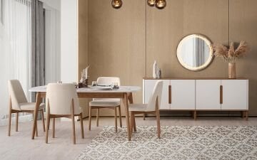 Manolya Yemek Odası Takımı