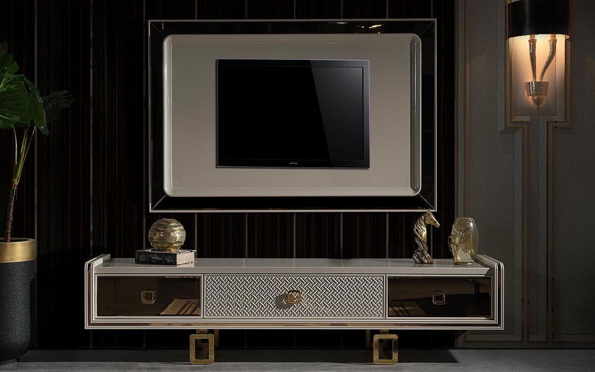 Clive TV Ünitesi (Gold)