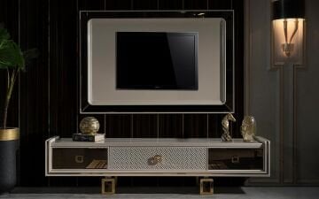 Clive TV Ünitesi (Gold)