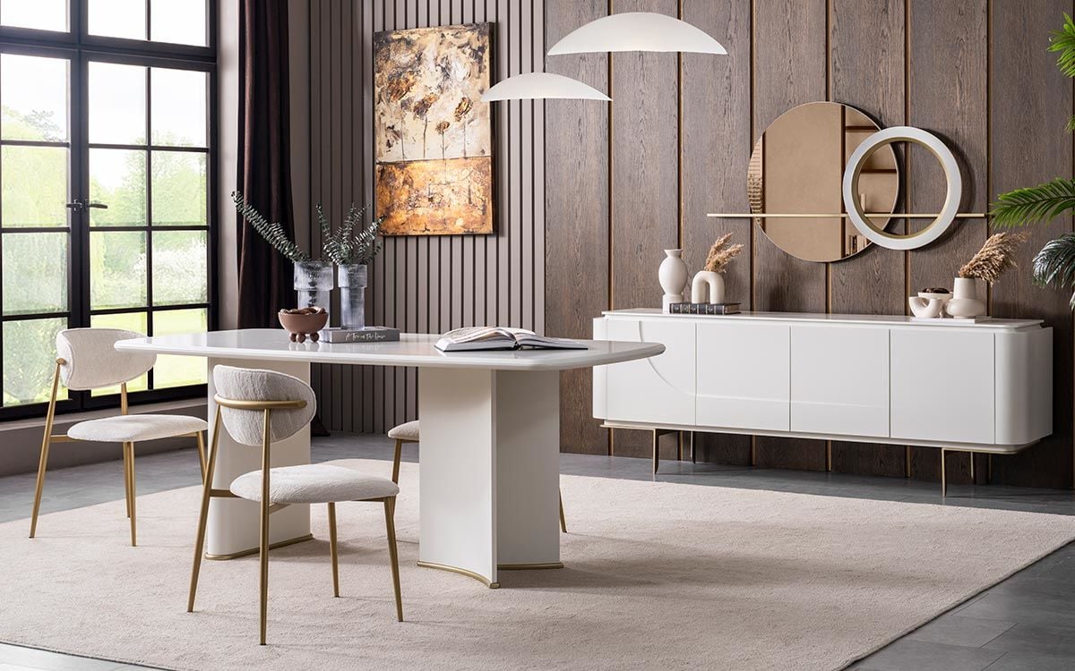 Marble Yemek Odası Takımı