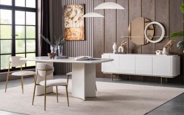 Marble Yemek Odası Takımı