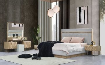 Viterbo Yatak Odası Takımı (Ceviz)