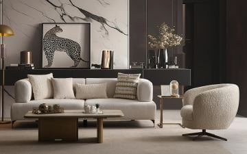 Valeria Antik Koltuk Takımı (Sırt Mekanizmalı)