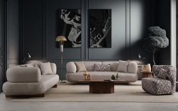 Hailey Premium Koltuk Takımı (Sırt Mekanizmalı)