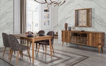 Wooden Yemek Odası Takımı