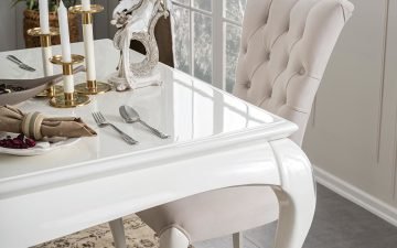 Anya Yemek Odası Takımı (Beyaz)