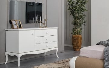 Anya Yatak Odası Takımı (Beyaz)