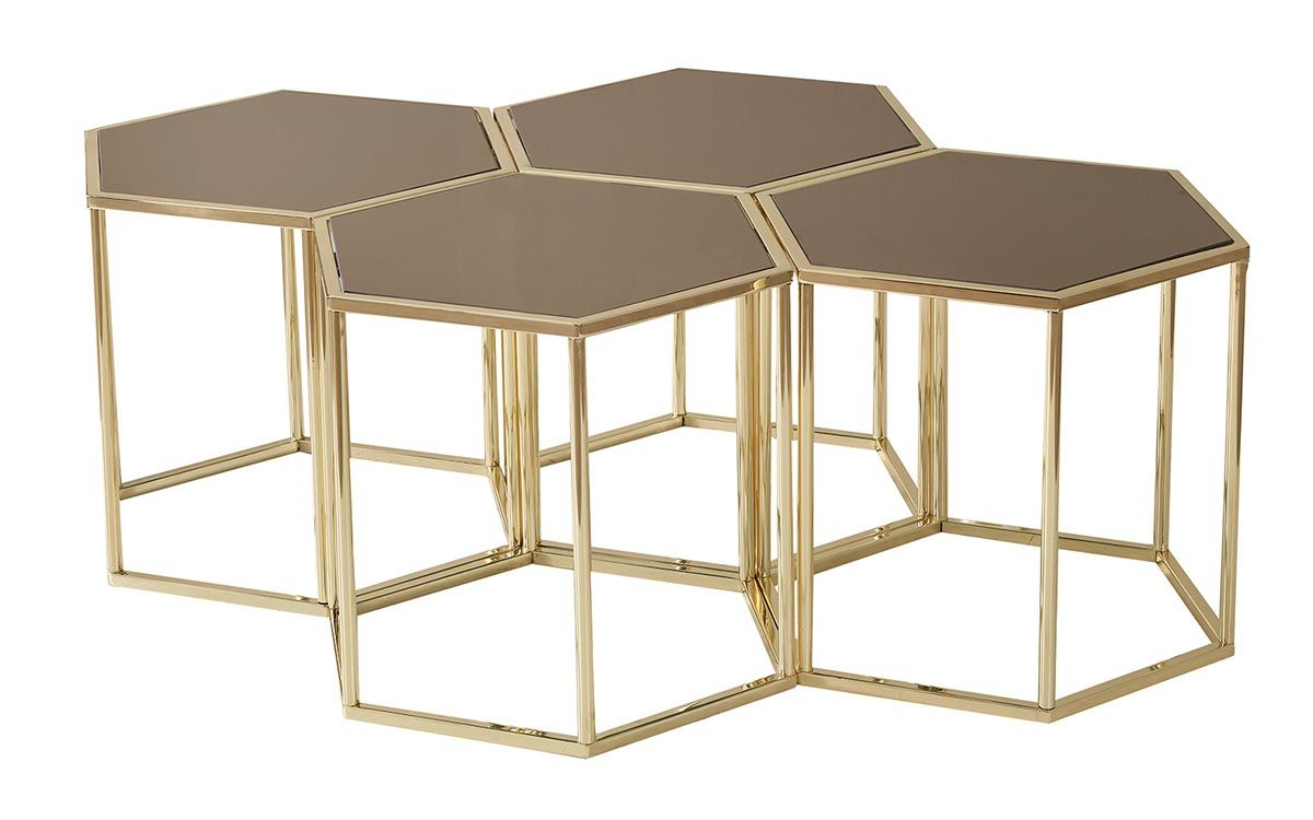 Deluks 170 Sehpa Seti Gold