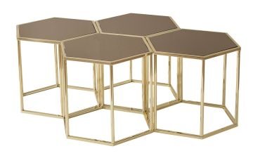 Deluks 170 Sehpa Seti Gold