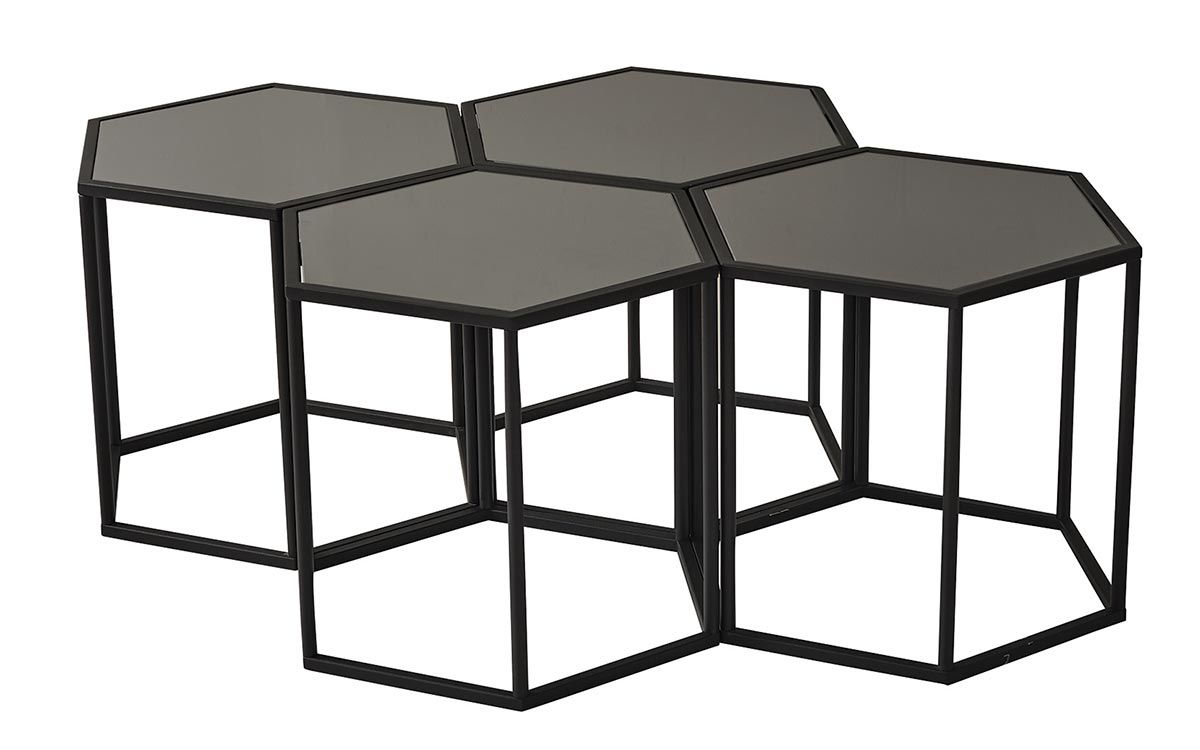 Deluks 170 Sehpa Seti Siyah