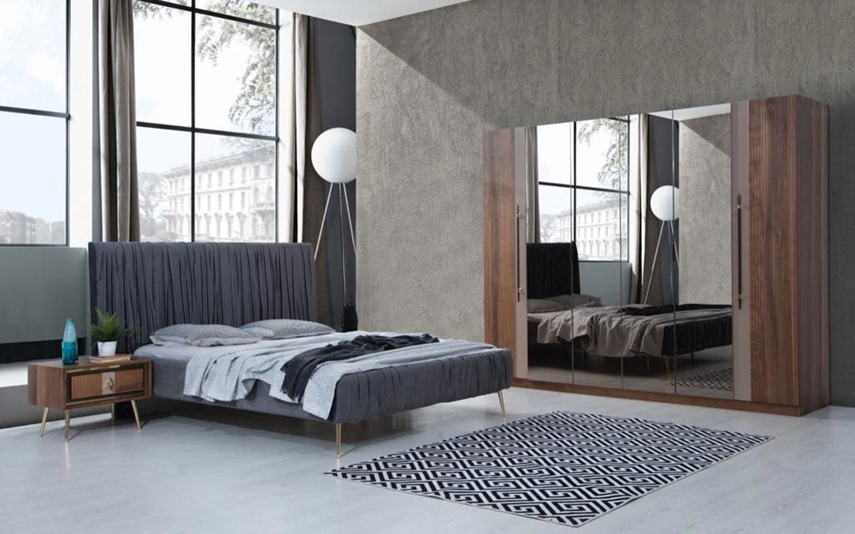 Montiano Yatak Odası Takımı - Ceviz