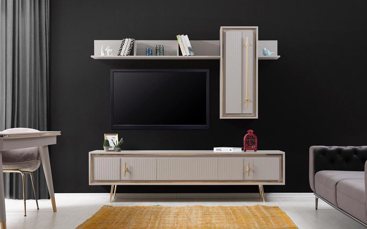 Montiano TV Ünitesi - Krem