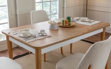 Roylin Yemek Odası Takımı (Latte)