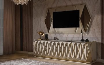 Zümrüt Tv Ünitesi - Krem