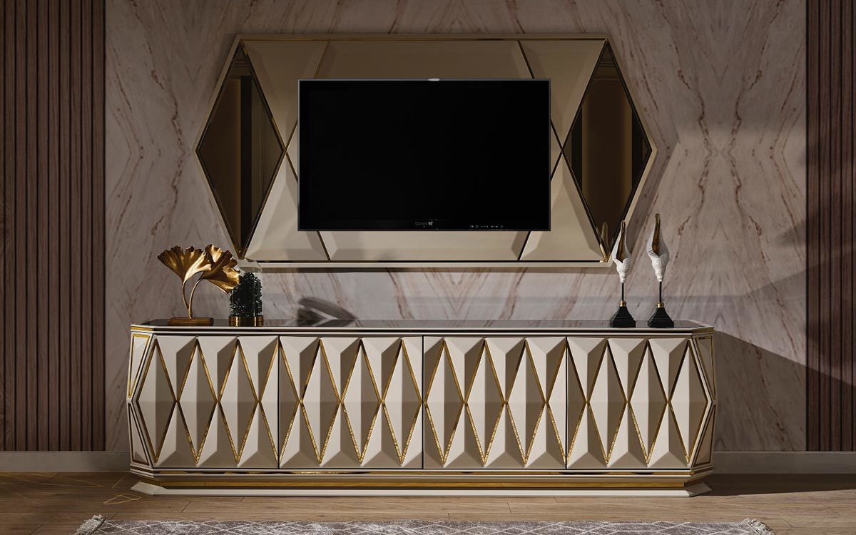 Zümrüt Tv Ünitesi - Krem