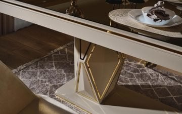 Zümrüt Yemek Odası Takımı - Krem