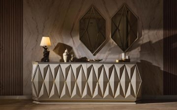 Zümrüt Yemek Odası Takımı - Krem