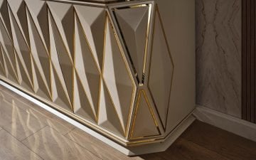 Zümrüt Yemek Odası Takımı - Krem