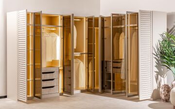 Pravia Köşe Gardırop