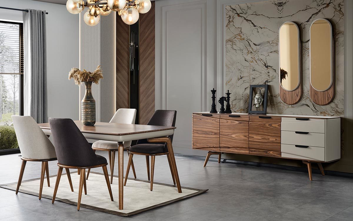 Monza Plus Yemek Odası Takımı (Seri Sonu)