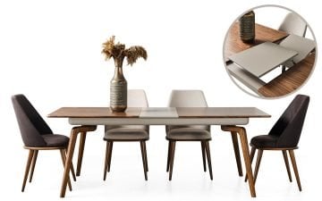 Monza Plus Yemek Odası Takımı (Seri Sonu)