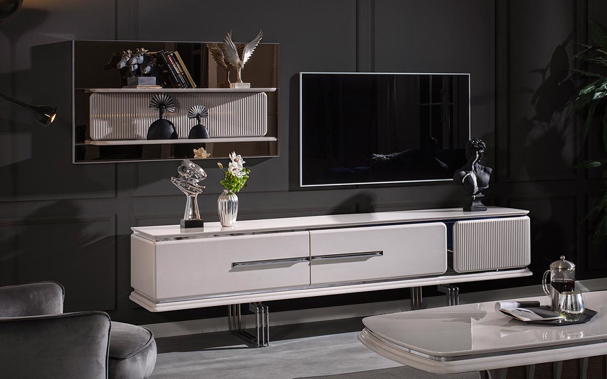 Bianco TV Ünitesi - Pudra