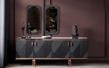 Nevada Yemek Odası Takımı - Antrasit