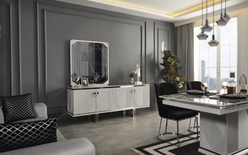 Dubai Yemek Odası Takımı - Beyaz