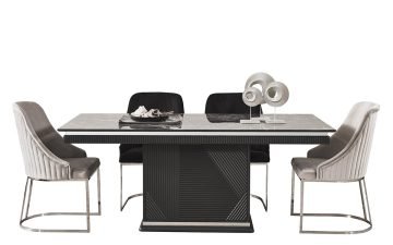 Dubai Yemek Odası Takımı - Siyah