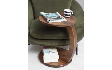 C Servis Sehpası - Ceviz