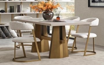 Lamego Yemek Odası Takımı (Vizon)