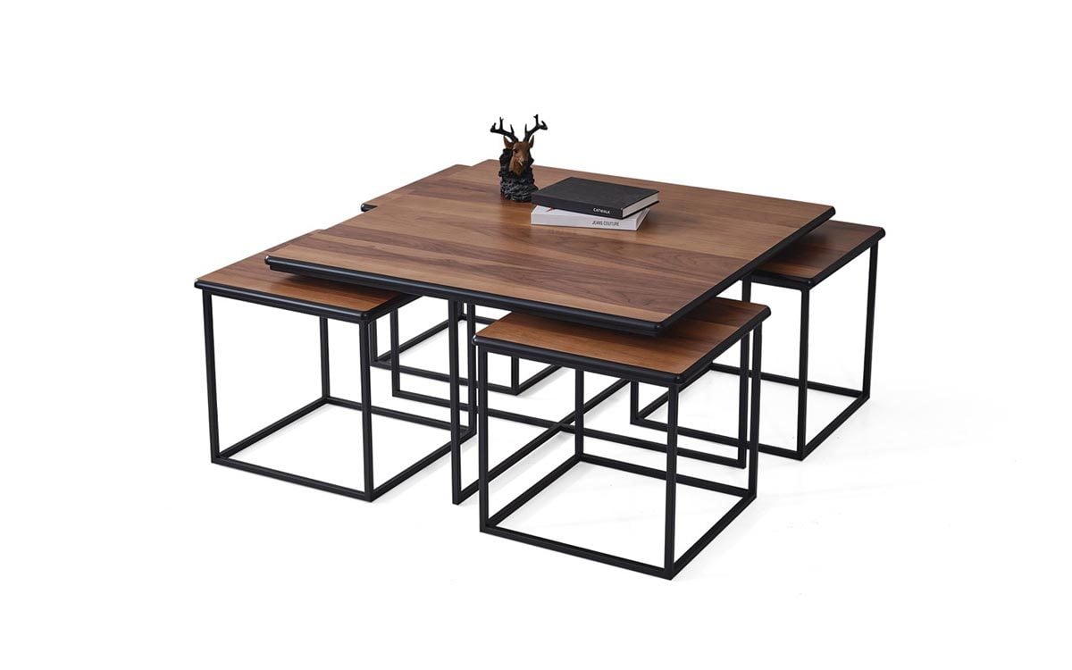 Deluks 138 Orta Sehpa - Ceviz