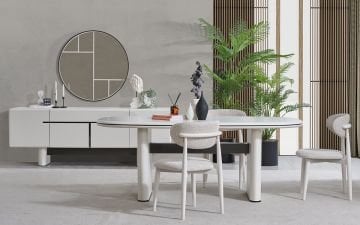 Hemnes Premium Yemek Odası Takımı