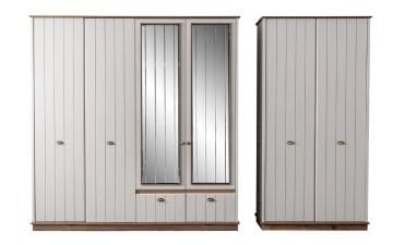 Antes (4K) Yatak Odası Takımı Dolap (5 K. Tek Parça)