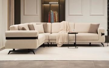 Selmy Köşe Takımı (Krem)