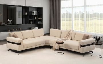 Selmy Köşe Takımı (Krem)