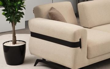 Selmy Köşe Takımı (Krem)