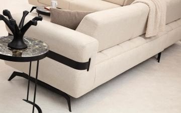 Selmy Köşe Takımı (Krem)