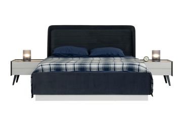 Nura Yatak Odası Takımı Bazalı Karyola (Yüksek Ayak)