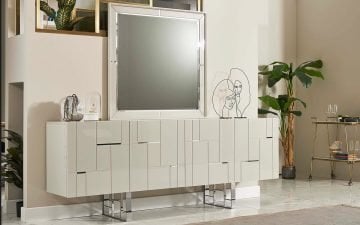 Nelson Yemek Odası Takımı (Kül Gri)