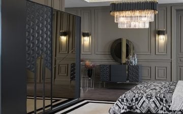 Dome Yatak Odası Takımı - Antrasit