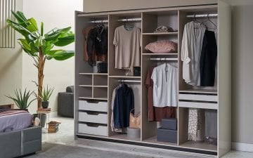 Nelson Yatak Odası Takımı (Kül Gri)