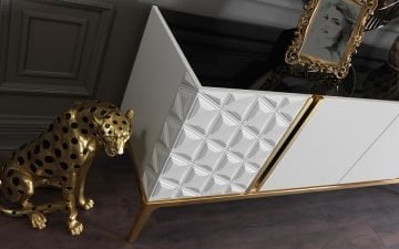 Dome TV Ünitesi - Beyaz