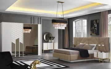 Dome Yatak Odası Takımı - Beyaz