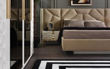 Dome Yatak Odası Takımı - Beyaz